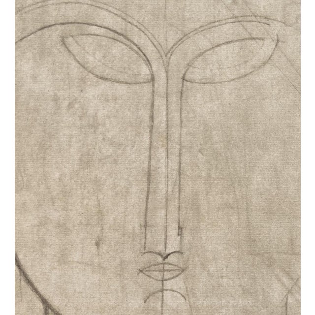A. Modigliani, Testa di Cariatide / Caryatid Head, Lithograph For Sale - Image 4 of 7