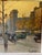 Textile 1930s Oil on canvas depicting a view of Paris in the Montparnasse setting by Audry For Sale - Image 7 of 11