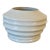 Vintage Hand Thrown California Studio Ceramic Vase With Ribbed Details For Sale