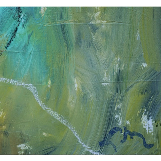 "You Must Remember This" Abstract Painting by Laurie MacMillan, Framed For Sale In Los Angeles - Image 6 of 6