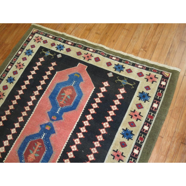 Vintage Anatolian Carpet For Sale - Image 4 of 6