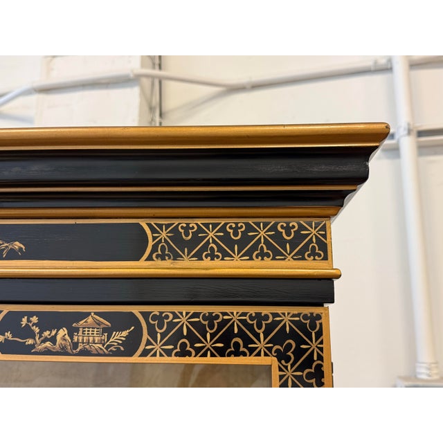 Wood Late 20th Century Drexel Heritage Et Ce Collection Display Cabinet For Sale - Image 7 of 12