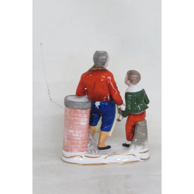 This wonderful Figurine is made out of porcelain. This piece is stamped as being made by Samson in France, see pictures,...