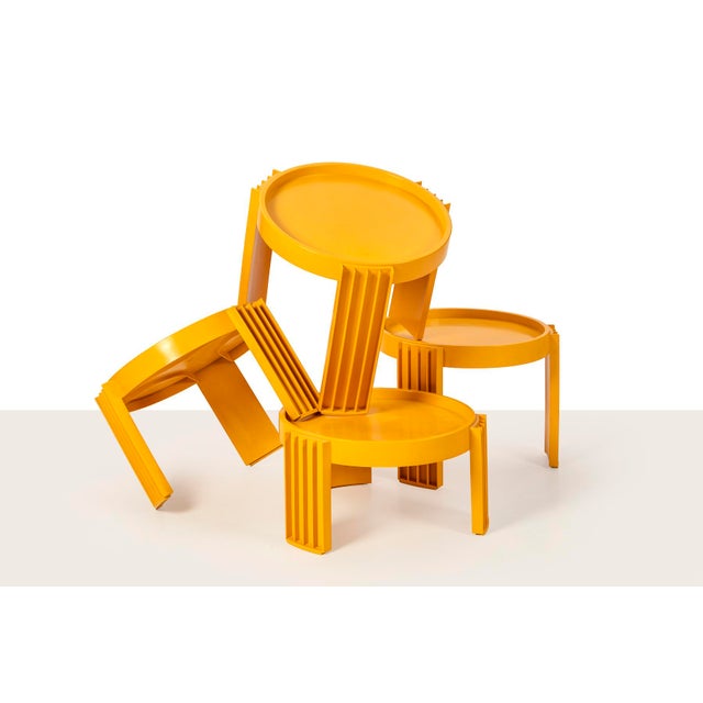 Marema Tables by Gianfranco Frattinis for Cassina, 1960s, Set of 4 For Sale - Image 16 of 16