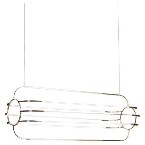 Charlotte Pendant in Brass with Gold Finish by Moss Objects For Sale - Image 9 of 9