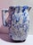 Vintage Blue and White Spongeware Ceramic Pitcher by Bybee Pottery For Sale - Image 9 of 9