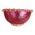 Antique Victorian Cranberry Glass Bowl For Sale