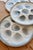 Vintage Oyster Plates in Blue-Grey Gradient Earthenware from Moulin des Loups, 1970s, Set of 4 For Sale - Image 4 of 8