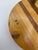 Contemporary 1996 Handcrafted Laminated Wood Lidded Bowl With Geometric Inlay For Sale - Image 3 of 11