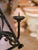 19th C. French Gothic Wrought Iron Lectern or Music Stand With Candles Holder For Sale - Image 10 of 11