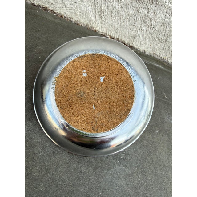 1950s 1950s Hamilton Chrome Elephant Ashytray W/ Snuffer Bakelite Mid Century Art Deco For Sale - Image 5 of 5