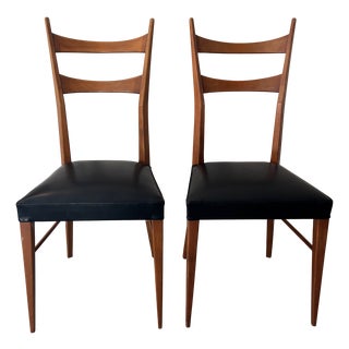 Vintage Italian-Style Side Chairs, 1960, Set of 2 For Sale