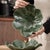 Green Petal-Shaped Fruit Dish – Pair For Sale In Los Angeles - Image 6 of 7