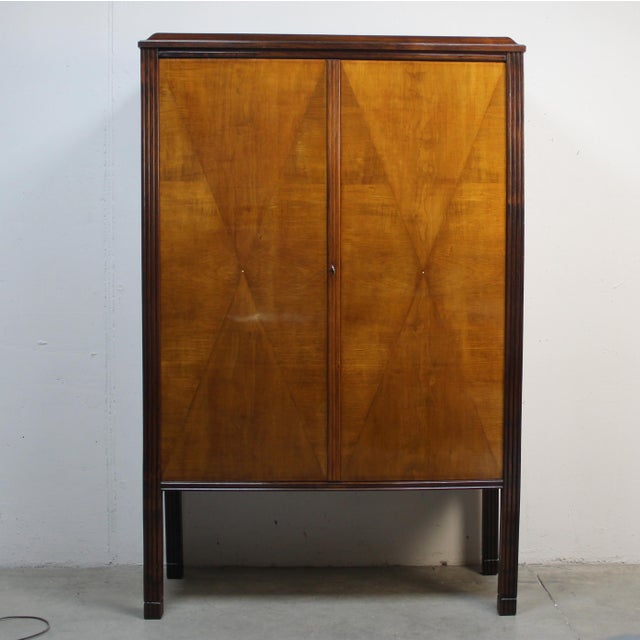 Vintage French Art Deco Cabinet, 1920s For Sale - Image 3 of 9