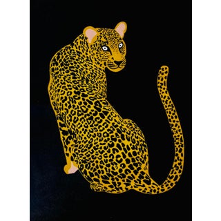 Leopard Original Abstract Painting 24x32" For Sale