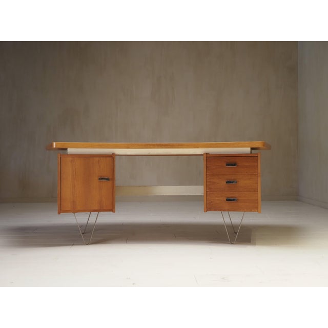 Boomerang Floating Desk from Tijsseling Nijkerk, the Netherlands, 1960s For Sale - Image 13 of 15