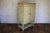 French Country Antique Italian Painted Cabinet With Gold Leaf Accents, Circa 1930s For Sale - Image 3 of 18