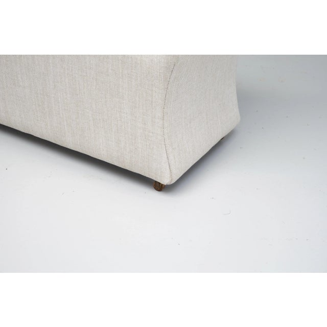 Gray Antique Ottoman, 1900 For Sale - Image 8 of 9