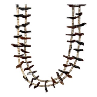 Vintage Native American Zuni Fetish Necklace For Sale