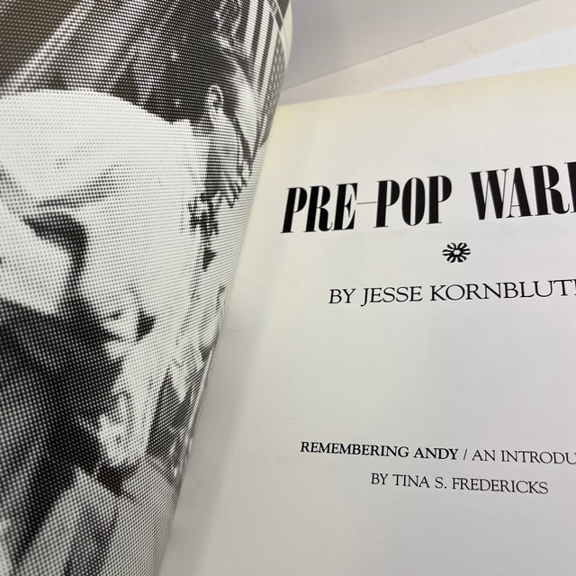 American 1988 Pre-Pop Warhol Collector Book For Sale - Image 3 of 12