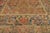1900 - 1909 Antique Spanish Arts & Crafts Rug in Beige-Brown, Red and Blue Floral Pattern For Sale - Image 5 of 8