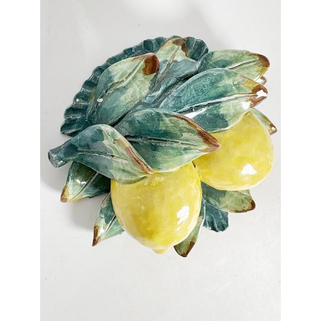 Decorative Ceramic Lemon Sculpture, France, 1960s For Sale - Image 6 of 13