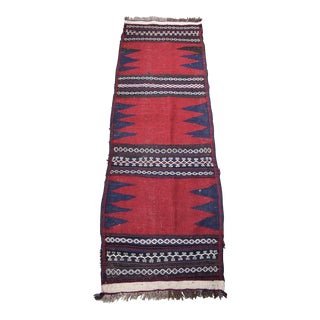 Nomad Handwoven Kilim Runner Rug For Sale