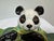 Ceramic Lynn Chase Designs Panda Party Ceramic Plate, Circa 2004 For Sale - Image 7 of 12