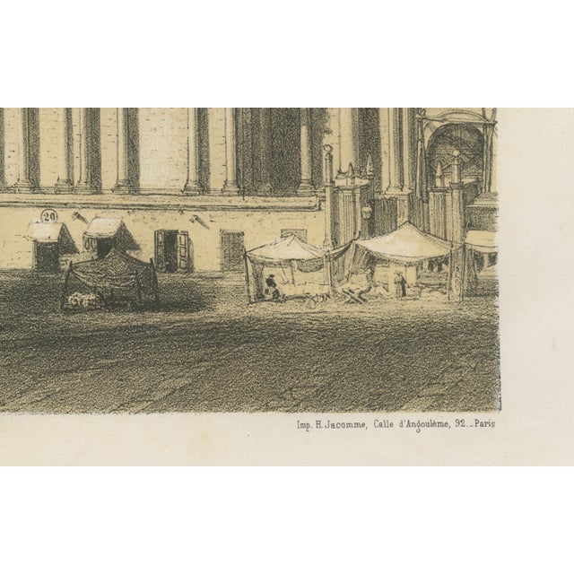 Delamare, Cathedral of Arequipa, Peru, 1865, Print For Sale - Image 4 of 10