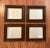 Mid 20th Century Vintage Mid Century Solid Wood Walnut Finish Mirrors- Set of 4 For Sale - Image 5 of 9