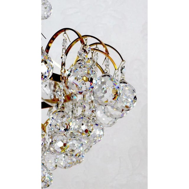 Crystal Chandelier by Christoph Palme, 1970s For Sale - Image 4 of 12