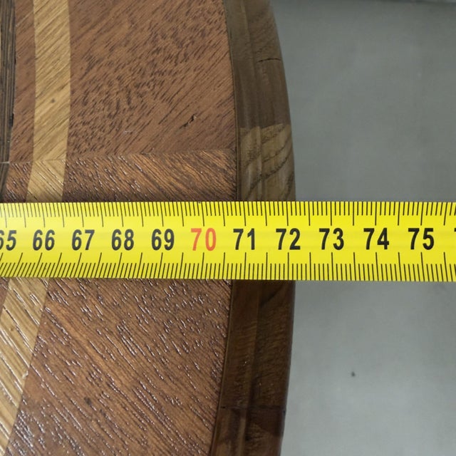 Vintage Inlaid and Carved Gilded Wood Central Table For Sale - Image 12 of 14