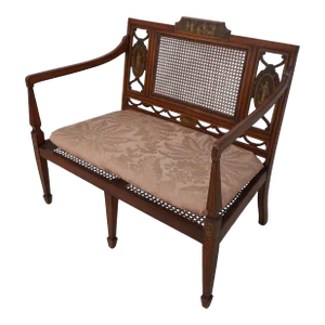 Antique English Adams Paint Decorated Settee