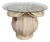 Pencil Reed, Rattan and Bamboo Bell Flower Side Table For Sale