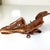 Cowboy Thin Copper Sculpture Figure Western Chaps Saddle Vintage 7.5”l Brutalist For Sale - Image 11 of 11