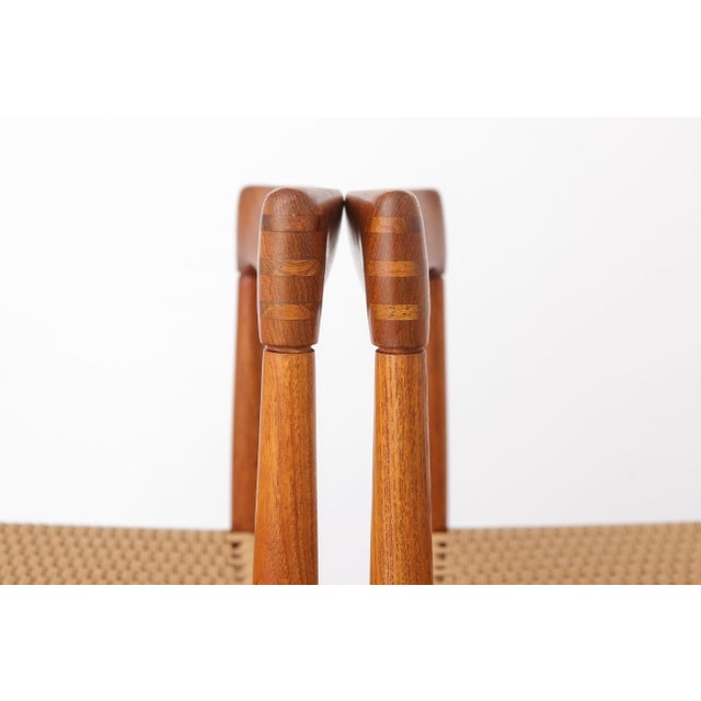 1970s Vintage Danish Teak Dining Chairs by H.W. Klein for Bramin, 1970s, Set of 4 For Sale - Image 5 of 10