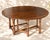 Wood Antique Oak Gateleg Table with Two Drop Leaves and One Drawer, 1870 For Sale - Image 7 of 7