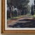 Dark Green Framed Oil Painting on Canvas For Sale - Image 8 of 14
