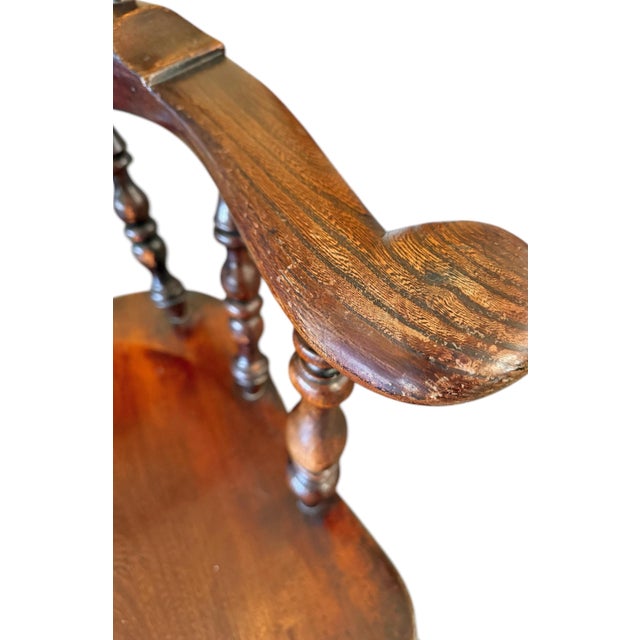 Wood Early 19th Century English Windsor Chair in Elm and Ash For Sale - Image 7 of 12
