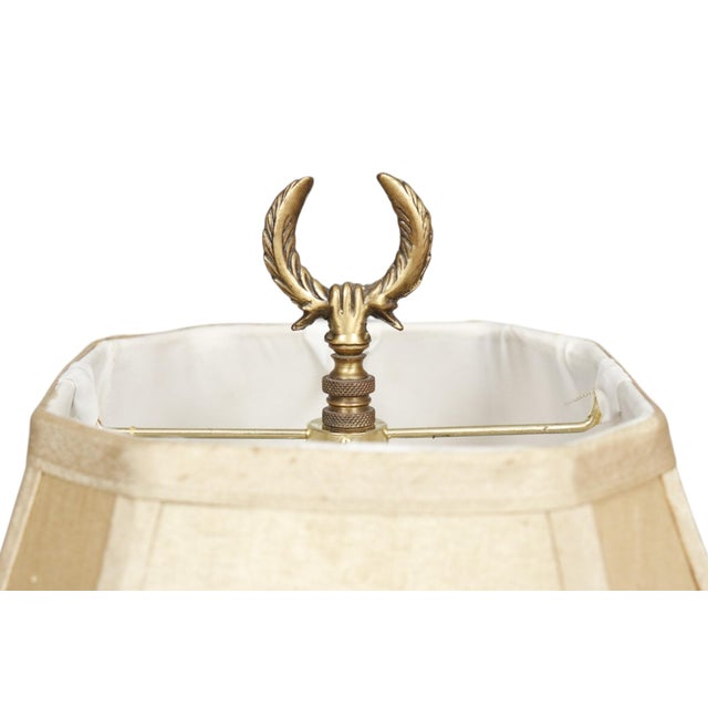 Figural Lady Justice Table Lamp For Sale - Image 10 of 12