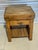 Butcher Block Table With Drawer Built With Antique Wood From England The top is an antique butcher block. The rest of the...