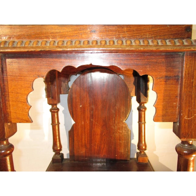 English Late 19th Century Indian Rosewood House Shrine For Sale - Image 3 of 12