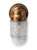 Puritan vintage wall sconce with a warm copper finish and textured glass shade. The geometric detail adds a subtle Art...