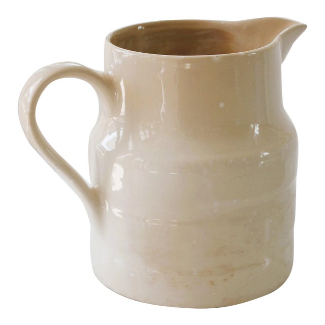 English Ironstone "Lord Nelson Pottery" Milk Pitcher/Carmel Color For Sale