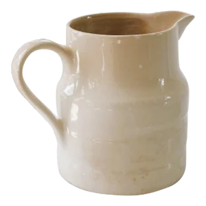English Ironstone "Lord Nelson Pottery" Milk Pitcher/Carmel Color