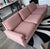 This 1950s Floence Knoll couch was my great grandfathers. He re-upholstered it from green to pink when they moved to match...