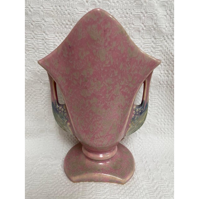 1920s Original Roseville Tuscany Fan Vase 808 Chairish