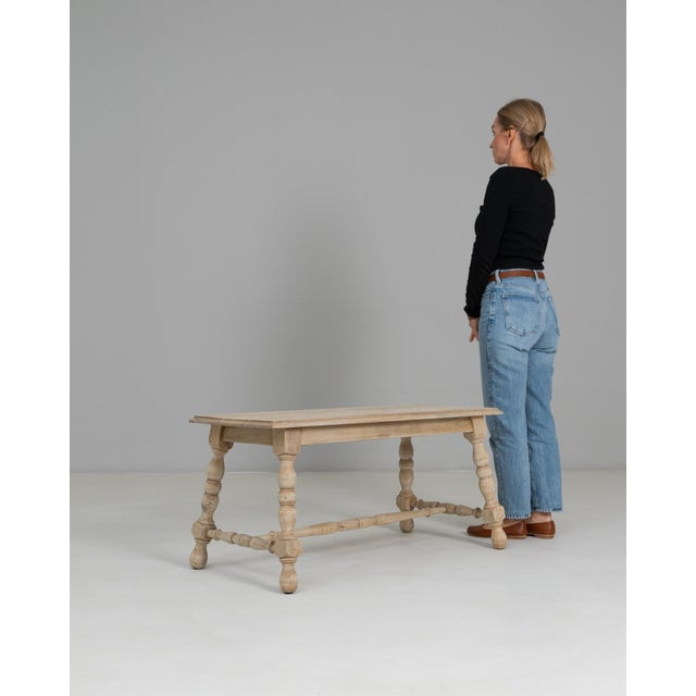 20th Century French Provincial Oak Coffee Table For Sale In Greensboro - Image 6 of 18