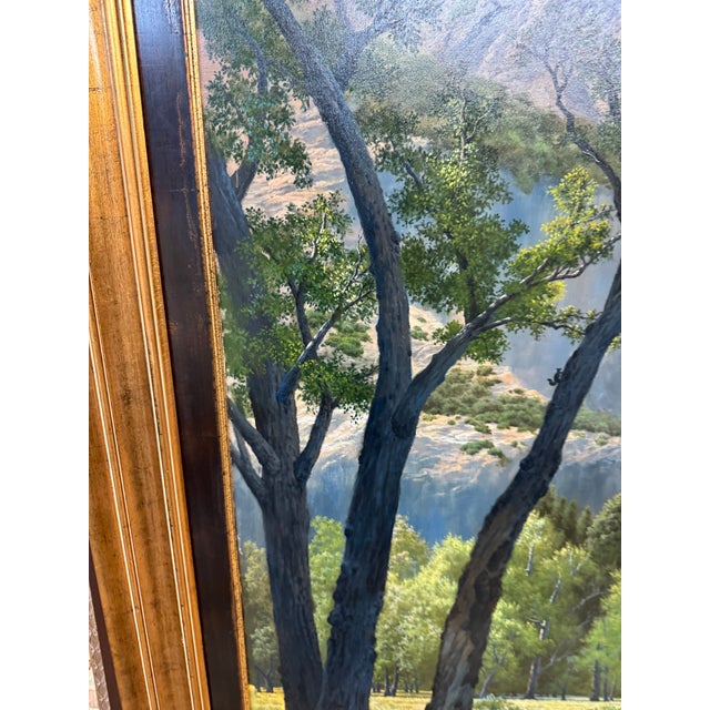 Wendell Brown Yosemite Splendor Oil Painting, Signed For Sale - Image 4 of 12
