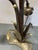 Metal Floral Lamp in Brass and Copper, 1960s For Sale - Image 7 of 12